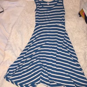 Blue and white old navy dress